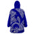 Polynesian Pride Hawaii Wearable Blanket Hoodie Hawaiian Tribal Honu Blue Version LT14 - Polynesian Pride