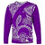 Polynesian Pride Hawaii Long Sleeve Shirt Hawaiian Tribal Honu Purple Version LT14 Unisex Purple - Polynesian Pride