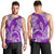 Polynesian Pride Hawaii Men Tank Top Hawaiian Tribal Honu Purple Version LT14 - Polynesian Pride