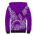 Polynesian Pride Hawaii Sherpa Hoodie Hawaiian Tribal Honu Purple Version LT14 - Polynesian Pride