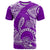 Polynesian Pride Hawaii T Shirt Hawaiian Tribal Honu Purple Version LT14 Purple - Polynesian Pride