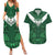 Custom Aotearoa Rugby Couples Matching Summer Maxi Dress and Hawaiian Shirt New Zealand Maori Kete Poutama Pattern