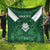 Custom Aotearoa Rugby Quilt New Zealand Maori Kete Poutama Pattern