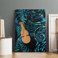 Kotiate New Zealand Canvas Wall Art Maori Weapon Paua Shell Haka Fern
