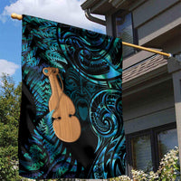 Kotiate New Zealand Garden Flag Maori Weapon Paua Shell Haka Fern