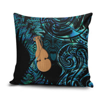 Kotiate New Zealand Pillow Cover Maori Weapon Paua Shell Haka Fern