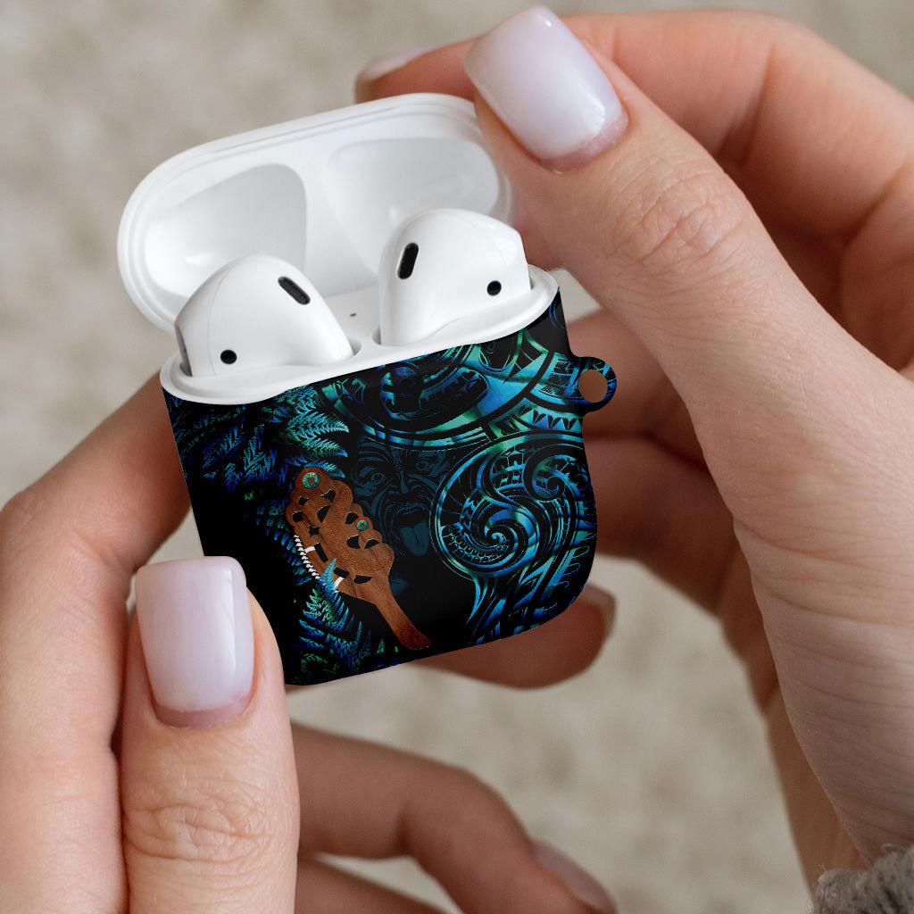 Maripi New Zealand AirPods Case Maori Weapon Paua Shell Haka Fern