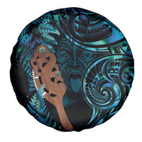 Maripi New Zealand Spare Tire Cover Maori Weapon Paua Shell Haka Fern