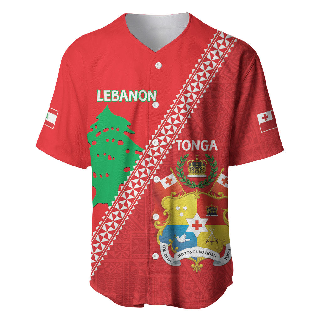 Tonga And Lebanon Baseball Jersey 2026 Together Half Style