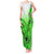 Hawaii Tank Maxi Dress Polynesian Shark Tattoo With Plumeria Green Gradient LT14 Women Green - Polynesian Pride