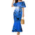 Blue Hawaii Family Matching Outfits Mermaid Dress And Hawaiian Shirt Polynesian Shark Tattoo LT14