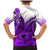 Purple Hawaii Family Matching Outfits Mermaid Dress And Hawaiian Shirt Polynesian Shark Tattoo LT14