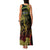 Personalised Hawaii Nene Goose Family Matching Tank Maxi Dress and Hawaiian Shirt Hawaiian Map Hibiscus Polynesian Art - Reggae Gradient