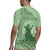 Personalised Hawaii Monk Seal Rugby Jersey Polynesian Tattoo With Tropical Flowers - Green Pastel