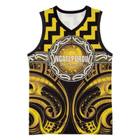 Aotearoa Ngati Porou Personalised Basketball Jersey Maori Iwi Poutama Puhoro Tattoo