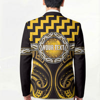 Aotearoa Ngati Porou Personalised Blazer Maori Iwi Poutama Puhoro Tattoo