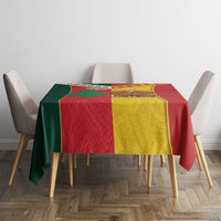 Rugby Papua New Guinea and Lebanon Tablecloth PNG Kumuls Cedars Together