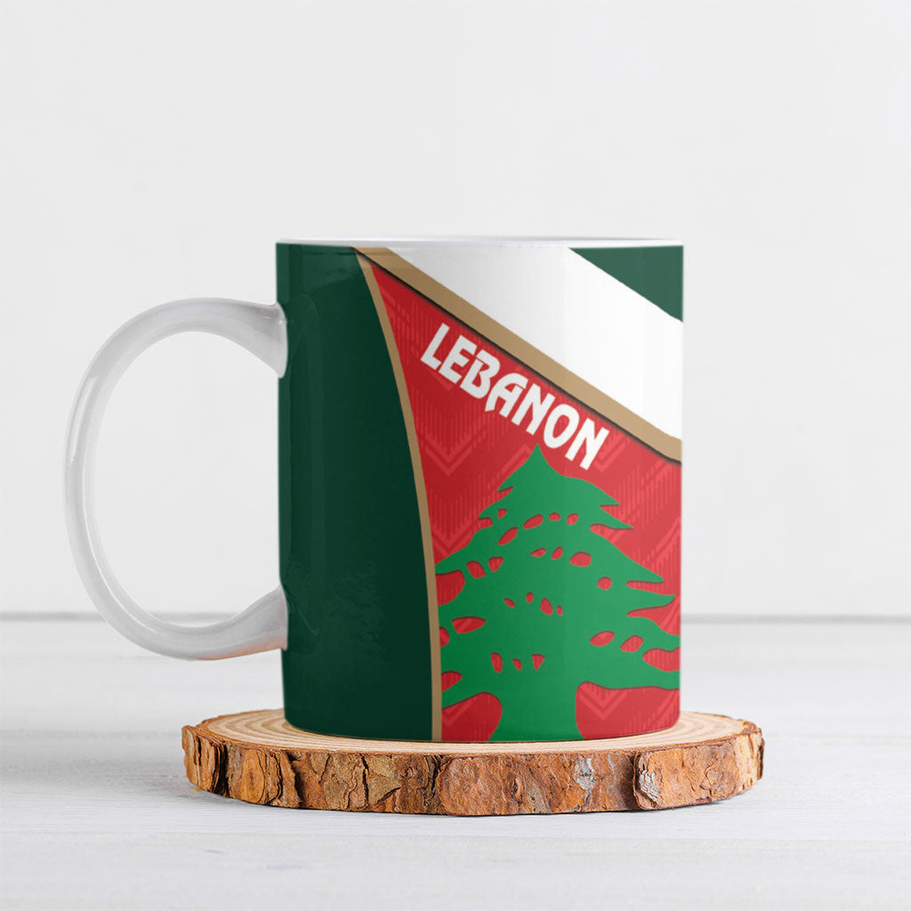 Rugby New Zealand and Lebanon Ceramic Mug All Black Cedars Together LT14 Multicolor - Polynesian Pride