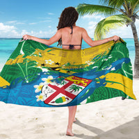 Malampa Fiji Day Sarong 10 October Together We Grow Grunge Tapa Motifs