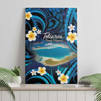 French Polynesia Tetiaroa Atoll Canvas Wall Art Polynesian Curves Style LT14 - Polynesian Pride