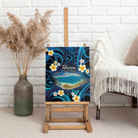French Polynesia Tetiaroa Atoll Canvas Wall Art Polynesian Curves Style LT14 - Polynesian Pride
