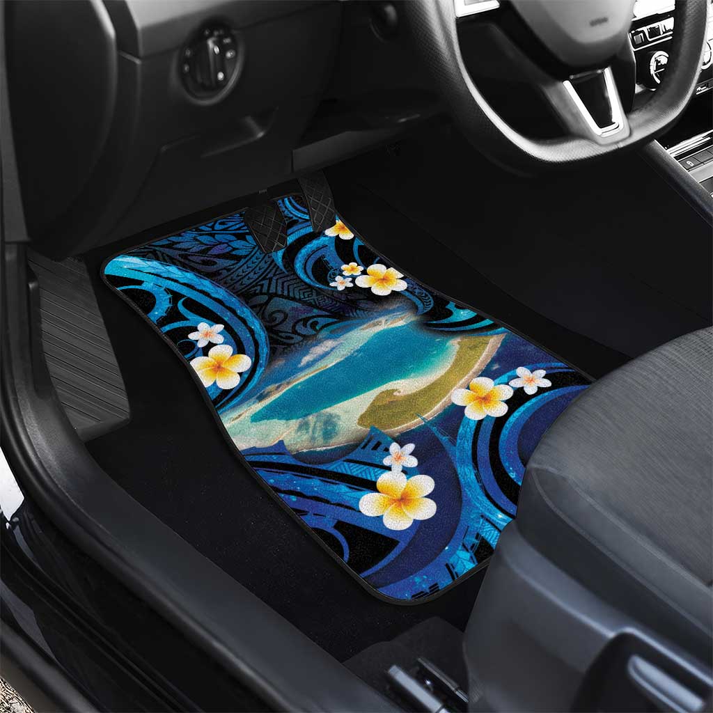 French Polynesia Tetiaroa Atoll Car Mats Polynesian Curves Style LT14 - Polynesian Pride