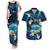 French Polynesia Tetiaroa Atoll Couples Matching Tank Maxi Dress and Hawaiian Shirt Polynesian Curves Style