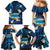 French Polynesia Tetiaroa Atoll Family Matching Mermaid Dress and Hawaiian Shirt Polynesian Curves Style