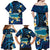 French Polynesia Tetiaroa Atoll Family Matching Off Shoulder Maxi Dress and Hawaiian Shirt Polynesian Curves Style