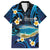 French Polynesia Tetiaroa Atoll Family Matching Short Sleeve Bodycon Dress and Hawaiian Shirt Polynesian Curves Style