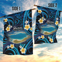 French Polynesia Tetiaroa Atoll Garden Flag Polynesian Curves Style LT14 - Polynesian Pride