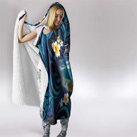French Polynesia Tetiaroa Atoll Hooded Blanket Polynesian Curves Style LT14 - Polynesian Pride