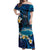 French Polynesia Tetiaroa Atoll Off Shoulder Maxi Dress Polynesian Curves Style