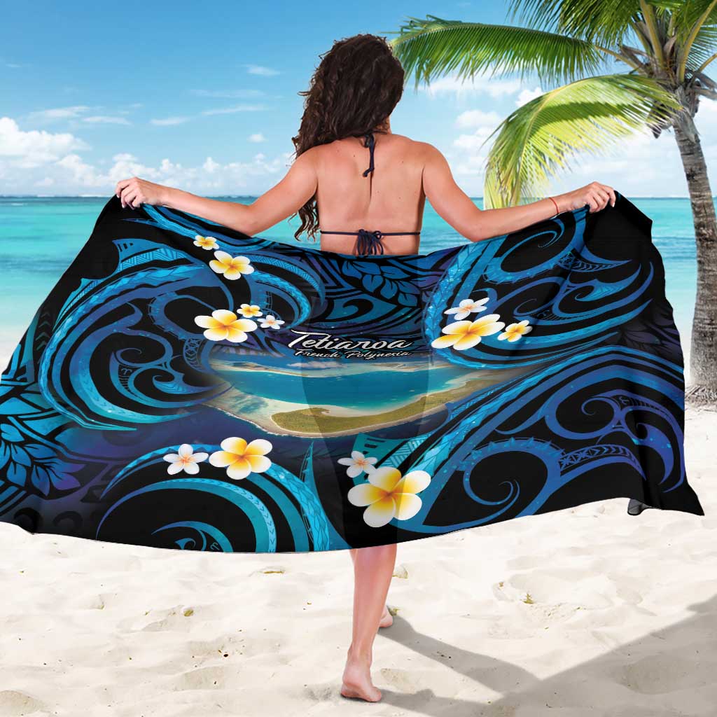 French Polynesia Tetiaroa Atoll Sarong Polynesian Curves Style
