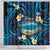 French Polynesia Tetiaroa Atoll Shower Curtain Polynesian Curves Style