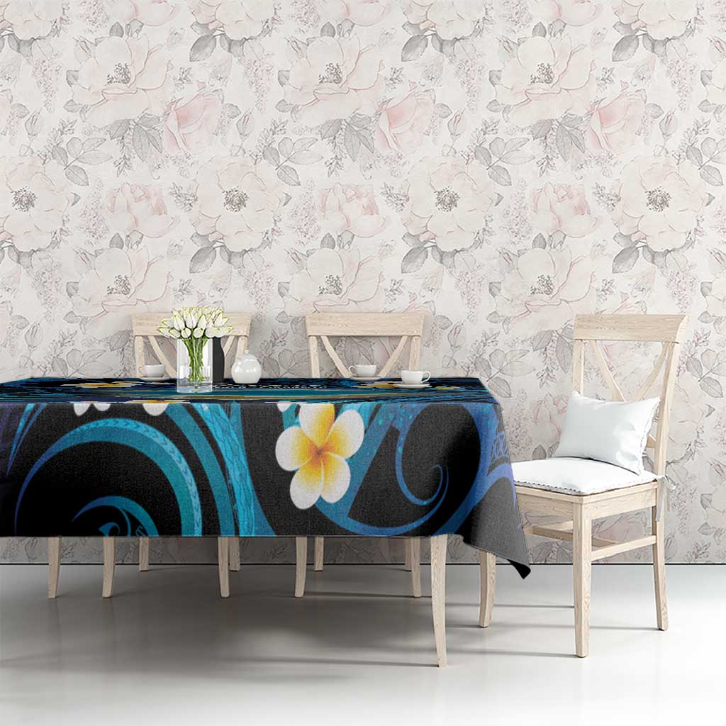 French Polynesia Tetiaroa Atoll Tablecloth Polynesian Curves Style LT14 - Polynesian Pride