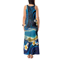 French Polynesia Tetiaroa Atoll Tank Maxi Dress Polynesian Curves Style LT14 - Polynesian Pride