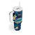 Personalised French Polynesia Tetiaroa Atoll Tumbler With Handle Polynesian Curves Style