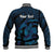 Personalised Tahiti Moorea Atoll Baseball Jacket Polynesian Sea Turtle