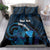 Personalised Tahiti Moorea Atoll Bedding Set Polynesian Sea Turtle