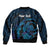 Personalised Tahiti Moorea Atoll Bomber Jacket Polynesian Sea Turtle