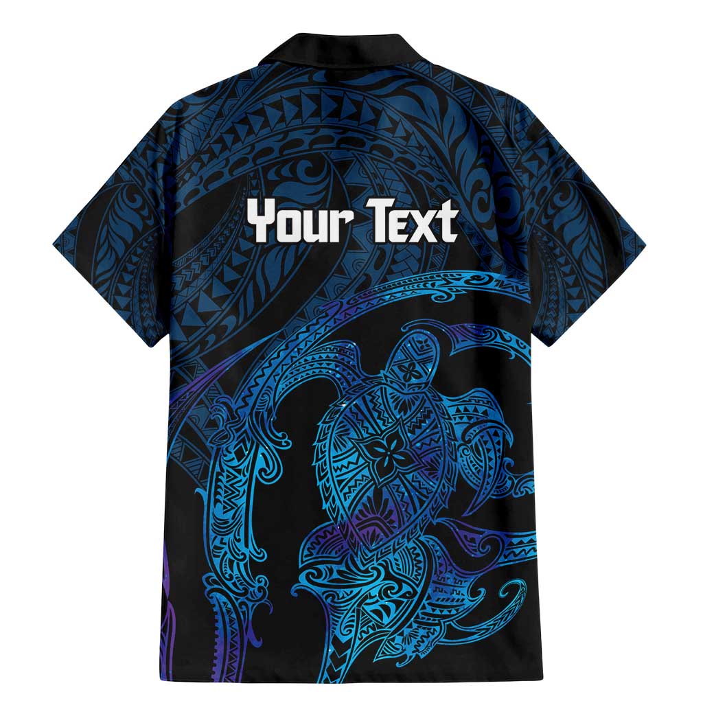 Personalised Tahiti Moorea Atoll Family Matching Mermaid Dress and Hawaiian Shirt Polynesian Sea Turtle