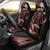 Personalised Tahiti Bora Bora Car Seat Cover Manta Rays With Polynesian Plumeria