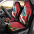 Personalised Kiribati Tarawa Atoll Car Seat Cover Frigate Bird With Map Tropical Style