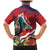 Personalised Kiribati Tarawa Atoll Family Matching Mermaid Dress and Hawaiian Shirt Frigate Bird With Map Tropical Style