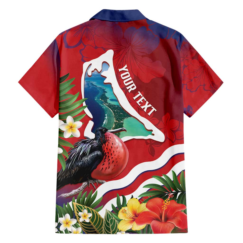 Personalised Kiribati Tarawa Atoll Family Matching Puletasi and Hawaiian Shirt Frigate Bird With Map Tropical Style