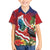 Personalised Kiribati Tarawa Atoll Family Matching Puletasi and Hawaiian Shirt Frigate Bird With Map Tropical Style