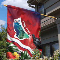 Personalised Kiribati Tarawa Atoll Garden Flag Frigate Bird With Map Tropical Style LT14 - Polynesian Pride