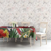 Personalised Kiribati Tarawa Atoll Tablecloth Frigate Bird With Map Tropical Style LT14 - Polynesian Pride