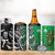 New Zealand and Ireland Rugby 4 in 1 Can Cooler Tumbler Maori Tiki Fern Irish Celtic Cross - Polynesian Pride